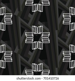 Endless abstract pattern. Background texture.  Vector illustration.