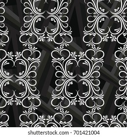 Endless abstract pattern. Background texture.  Vector illustration.