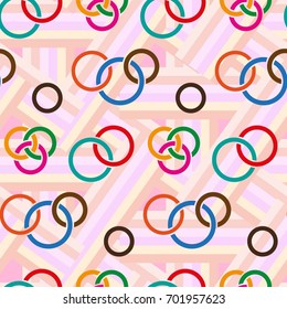 Endless abstract pattern. Background texture.  Vector illustration.