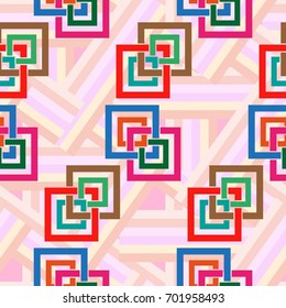 Endless abstract pattern. Background texture.  Vector illustration.