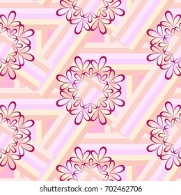 Endless abstract pattern. Background texture.  Vector illustration.