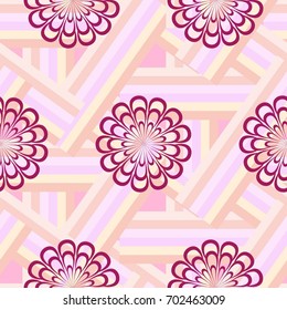 Endless abstract pattern. Background texture.  Vector illustration.