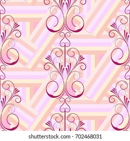 Endless abstract pattern. Background texture.  Vector illustration.