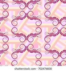 Endless abstract pattern. Background texture.  Vector illustration.