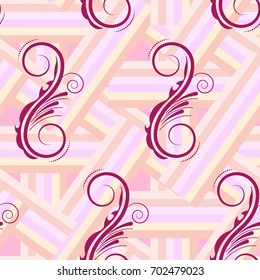 Endless abstract pattern. Background texture.  Vector illustration.