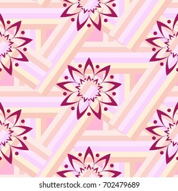 Endless abstract pattern. Background texture.  Vector illustration.