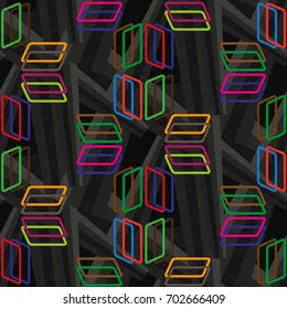 Endless abstract pattern. Background texture.  Vector illustration.