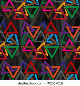 Endless abstract pattern. Background texture.  Vector illustration.
