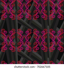 Endless abstract pattern. Background texture.  Vector illustration.