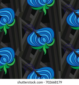 Endless abstract pattern. Background texture.  Vector illustration.