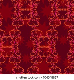 Endless abstract pattern. Background texture.  Vector illustration.