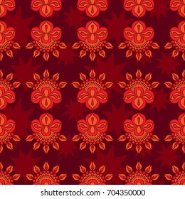 Endless abstract pattern. Background texture.  Vector illustration.