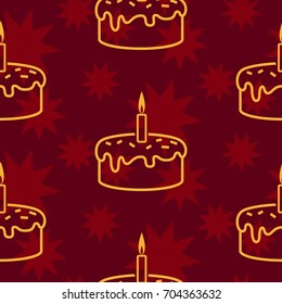 Endless abstract pattern. Background texture.  Vector illustration.