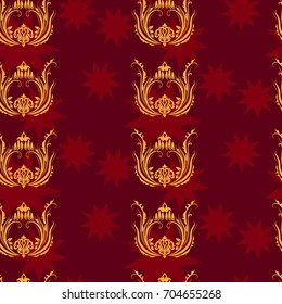 Endless abstract pattern. Background texture.  Vector illustration.