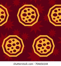 Endless abstract pattern. Background texture.  Vector illustration.