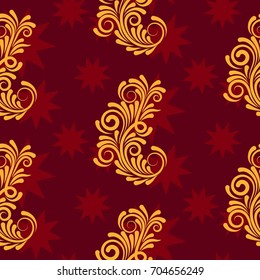 Endless abstract pattern. Background texture.  Vector illustration.