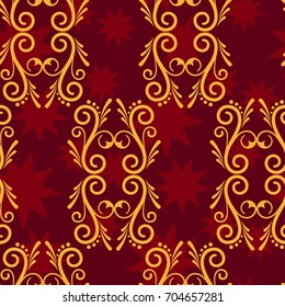 Endless abstract pattern. Background texture.  Vector illustration.