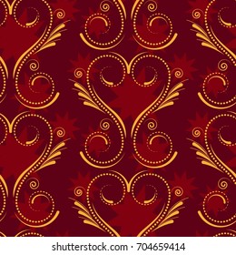 Endless abstract pattern. Background texture.  Vector illustration.