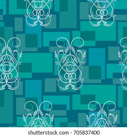 Endless abstract pattern. Background texture.  Vector illustration.