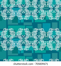 Endless abstract pattern. Background texture.  Vector illustration.