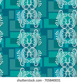 Endless abstract pattern. Background texture.  Vector illustration.