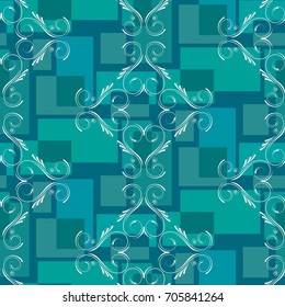Endless abstract pattern. Background texture.  Vector illustration.