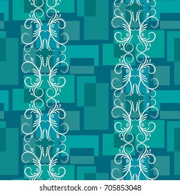 Endless abstract pattern. Background texture.  Vector illustration.