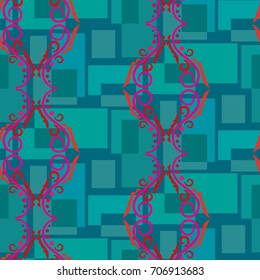 Endless abstract pattern. Background texture.  Vector illustration.
