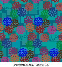 Endless abstract pattern. Background texture.  Vector illustration.