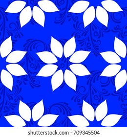 Endless abstract pattern. Background texture.  Vector illustration.