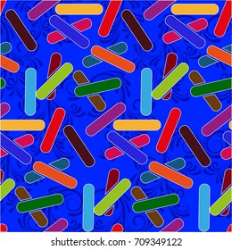 Endless abstract pattern. Background texture.  Vector illustration.