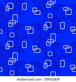 Endless abstract pattern. Background texture.  Vector illustration.