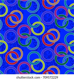 Endless abstract pattern. Background texture.  Vector illustration.