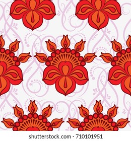 Endless abstract pattern. Background texture.  Vector illustration.