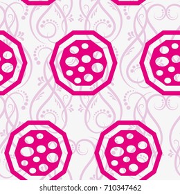 Endless abstract pattern. Background texture.  Vector illustration.