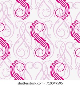 Endless abstract pattern. Background texture.  Vector illustration.