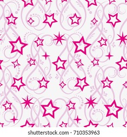 Endless abstract pattern. Background texture.  Vector illustration.