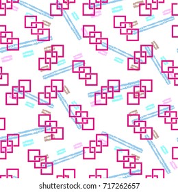 Endless abstract pattern. Background texture.  Vector illustration.