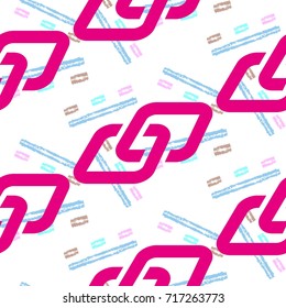Endless abstract pattern. Background texture.  Vector illustration.