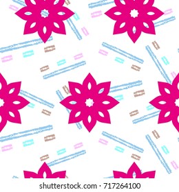 Endless abstract pattern. Background texture.  Vector illustration.