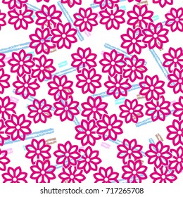 Endless abstract pattern. Background texture.  Vector illustration.