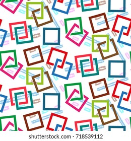 Endless abstract pattern. Background texture.  Vector illustration.