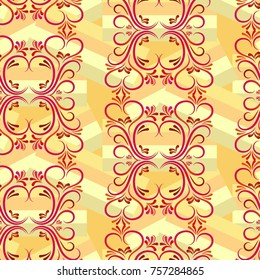 Endless abstract pattern. Background texture.  Vector illustration.