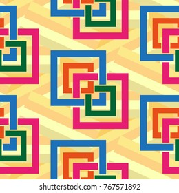 Endless abstract pattern. Background texture.  Vector illustration.