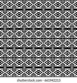 Endless black and white engraving pattern. Texture for certificate or diploma, currency and money design. Single-leaf woodcut, xylography, printmaking. Vector Illustration