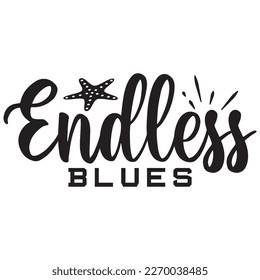 Endless Blues t shirt design