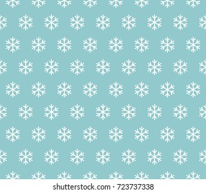 Endless Christmas Pattern. Snowflakes.