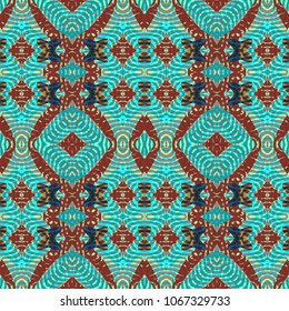 Endless color engraving pattern. Texture for certificate or diploma, currency and money design. Single-leaf woodcut, xylography, printmaking. Vector Illustration