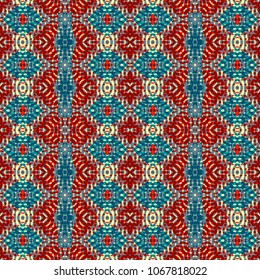 Endless color engraving pattern. Texture for certificate or diploma, currency and money design. Single-leaf woodcut, xylography, printmaking. Vector Illustration