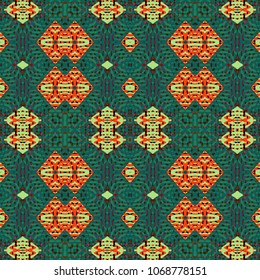 Endless color engraving pattern. Texture for certificate or diploma, currency and money design. Single-leaf woodcut, xylography, printmaking. Vector Illustration